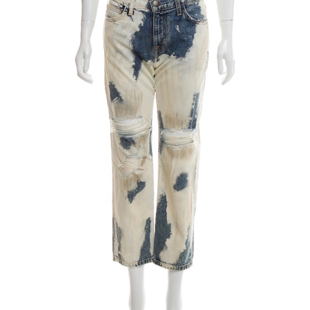 Current Elliot Distressed Boyfriend Jeans